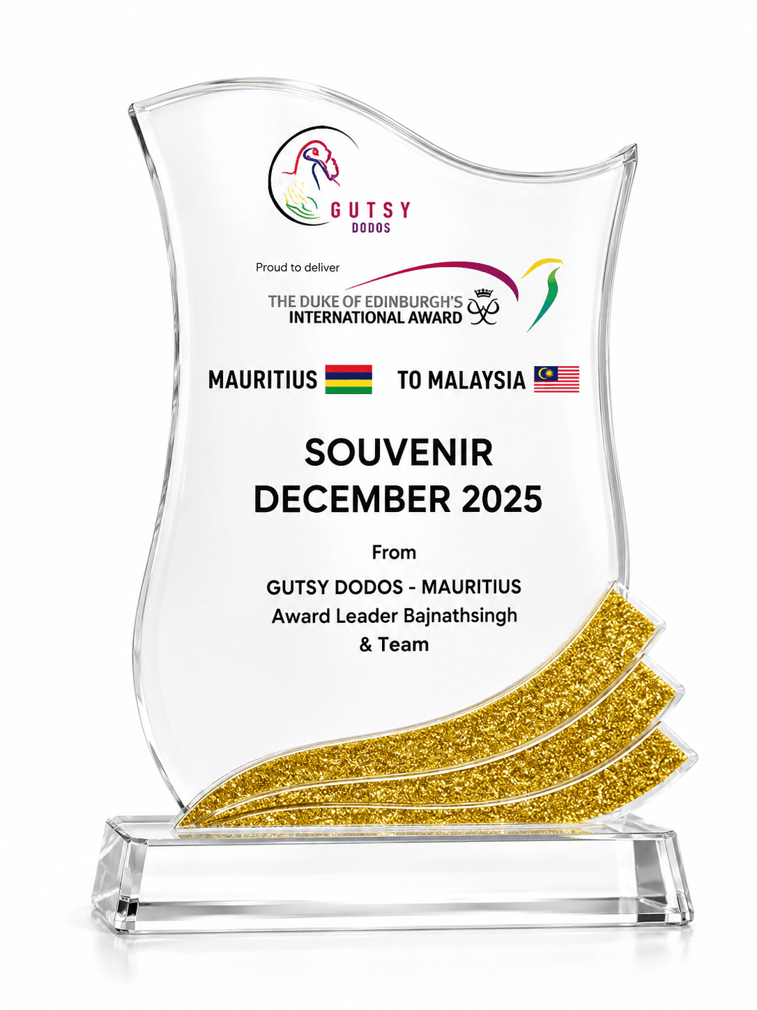Gold Adventurous Journey Malaysia - Mauritius