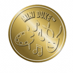 Gold Mini Duke badge
