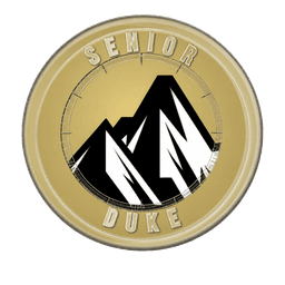 Gold Senior Duke badge